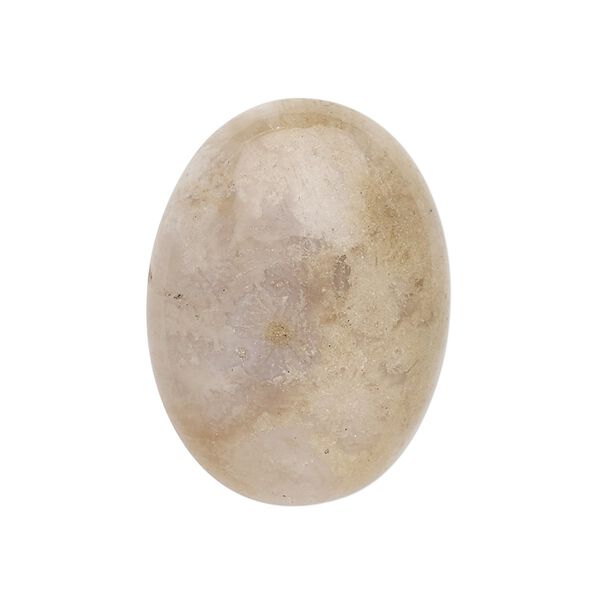 Dendritic ocean agate 1pkg1, non-calibrated oval cab natural 30x22mm image number 0