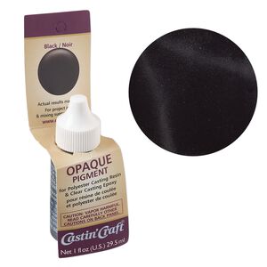 Dye, Castin' Craft&reg;, opaque black. Sold per 1 fluid ounce bottle.
