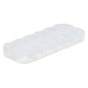 Organizer, acrylic, clear, 5 x 1-3/4 x 1/2 inch rectangle with 12 compartments. Sold per pkg of 2. image number 2