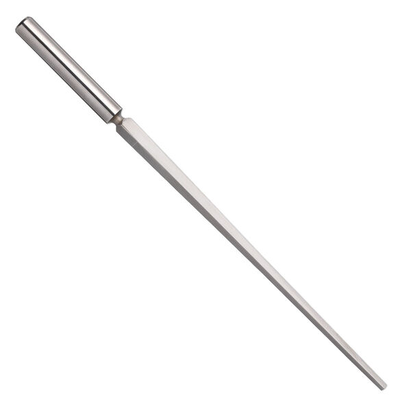 Mandrel, steel, 11 inches with 4.5-10mm triangle for bezel making. Sold individually. image number 0