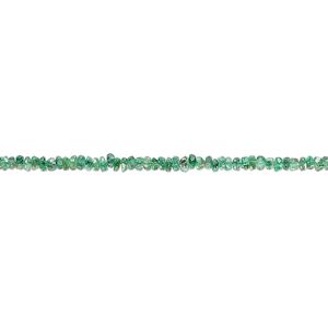Emerald 1pkg1, hand-cut faceted rondelle bead 5 inch 2x1mm-2x2mm