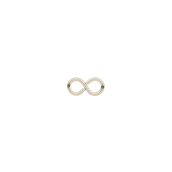 Link, 12Kt gold-filled, 9.5x5mm infinity. Sold individually. image number 0