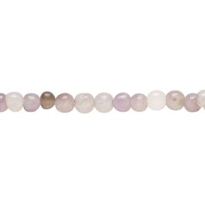 Quartz mix 1pkg1, round bead natural 15.5-16 inch 4mm