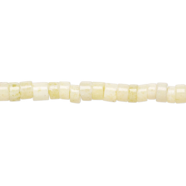 Peridot "jasper" 1pkg1, heishi bead natural, 15 inch 4x2mm-5x4mm image number 0