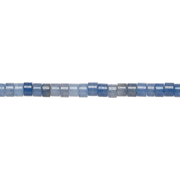 Bead 1pkg1 blue aventurine, 3x1.5mm-3x2.5mm heishi B grade, 15.5-16 inch natural image number 0