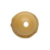 Bead, leather, natural, 16.5-20.5mm smooth round. Sold individually. image number 1