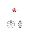 Drop 12pk light Siam, Crystal Passions® 6mm pendant mini disk 6428 image number 0