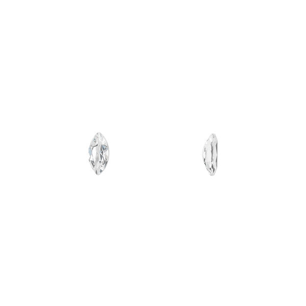 Gem, white topaz (natural), 6x3mm faceted marquise, A grade, Mohs hardness 8. Sold per pkg of 4. image number 0