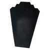 Display, necklace, velvet, black, 12-1/2 x 8-1/4 x 4-3/4 inches easel. Sold individually. image number 0