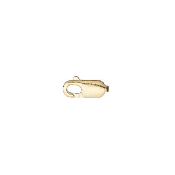 Clasp, lobster claw, 14Kt gold-filled, 12x4mm. Sold per pkg of 5. image number 0