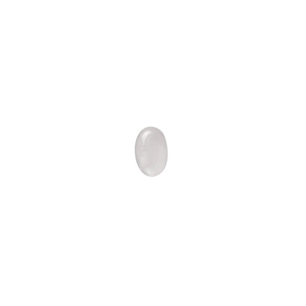 Cabochon, rose quartz (natural), 6x4mm calibrated oval, B- grade, Mohs hardness 7. Sold per pkg of 16. image number 0