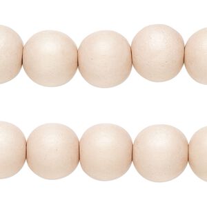 Taiwanese cheesewood 1pkg2, hand-cut round bead 15.5-16 inch tan 12mm