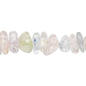 Ice flake quartz 1pkg1, chip bead 15.5-16 inch medium