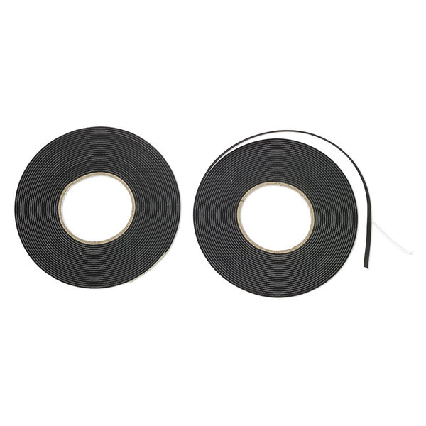 Adhesive strip, Art Edge™, EVA foam, black, 5mm. Sold per pkg of (2) 30-foot roll. image number 0