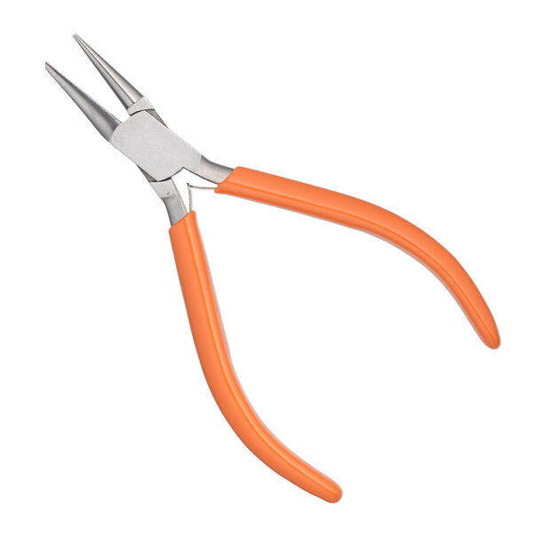 Pliers, Wolf Tools®, looping, stainless steel and rubber, 5 inches. Sold individually. image number 0