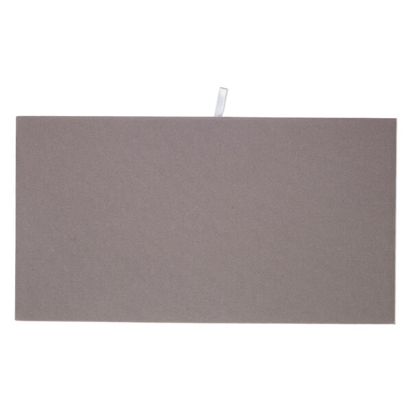 Display pad, velveteen, grey, 14 x 7-3/4 inch rectangle. Sold individually. image number 0