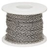 Chain 1pkg1 cable, 3.4mm, stainless steel 50 foot unfinished image number 1