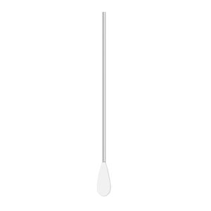 Paddle pin, silver-plated brass, 1-1/2 inch teardrop style, 22 gauge. Sold per pkg of 100.