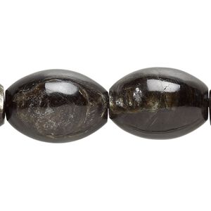Mica 1pkg1, oval bead 15.5-16 inch 20x15mm