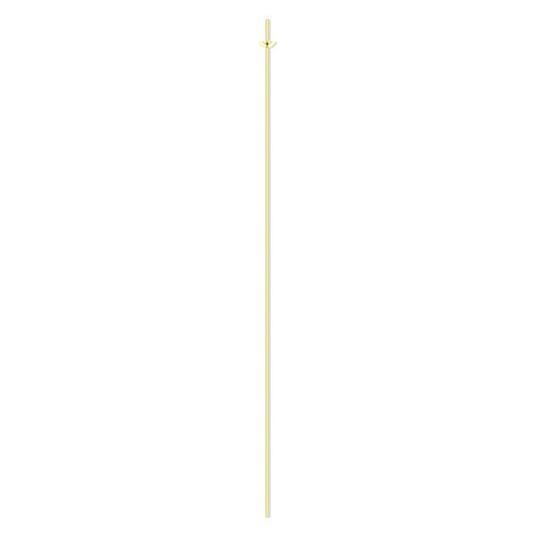 Head pin, 14Kt gold-filled, 24 gauge, 3 inches with cup and peg. Sold per pkg of 4. image number 0