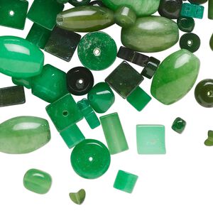 Quartz 1pkg1, mixed shape bead 2 oz mix 2mm-19x13mm