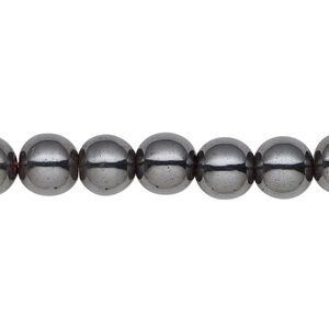 Hemalyke™ 1pkg1, round bead 15.5-16 inch 8mm