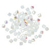 Bead 1pkg72 clear AB frosted translucent, Celestial Crystal&reg;, 8mm bicone image number 1