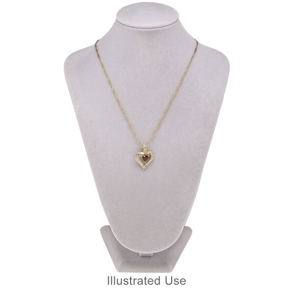 Display, necklace, velveteen and steel, grey, 11 x 7-1/4 x 6 inches. Sold individually. image number 2