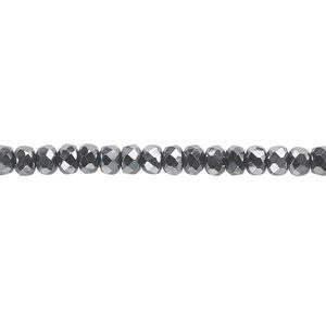 Hemalyke™ 1pkg1, faceted rondelle bead 15.5-16 inch 4x3mm