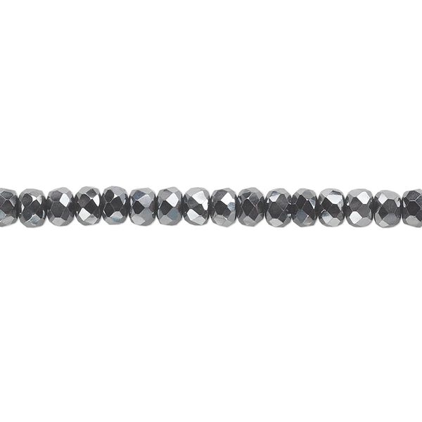 Hemalyke™ 1pkg1, faceted rondelle bead 15.5-16 inch 4x3mm image number 0