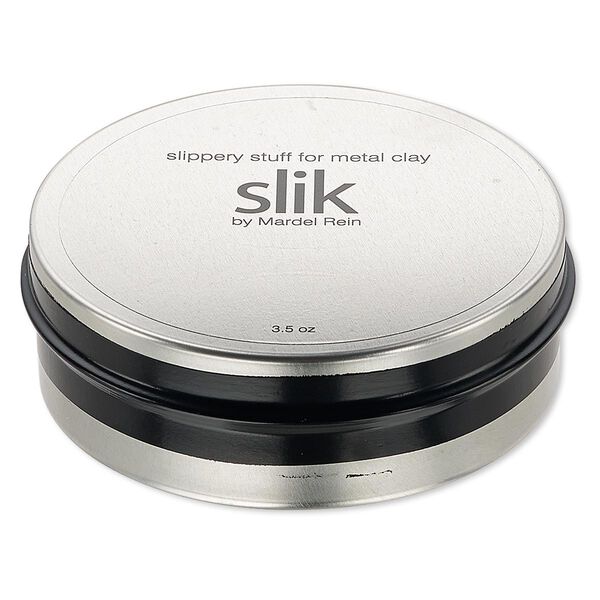 Metal clay conditioner and release, slik. Sold per 3.5-ounce tin. image number 0