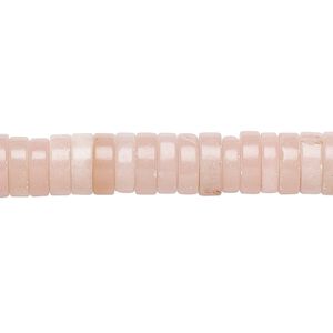 Pink aragonite 1pkg1, heishi bead 15.5-16 inch 8x3mm