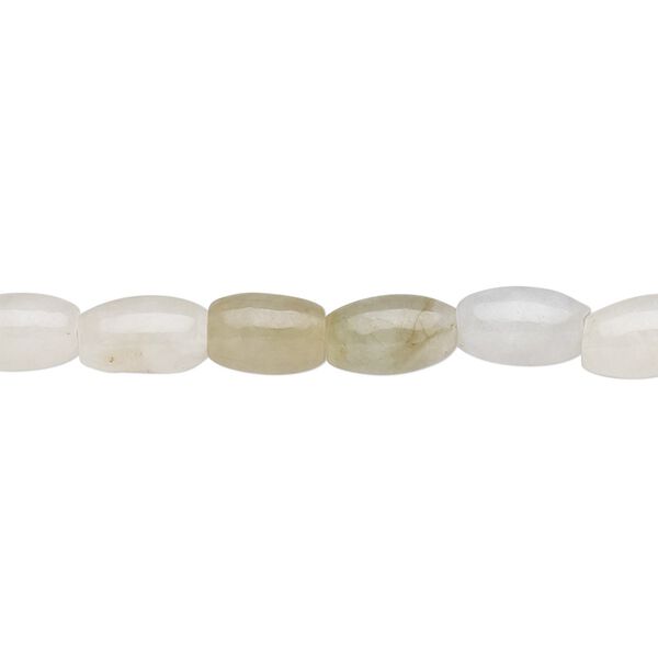 Jadeite 1pkg1, round tube bead natural 15.5-16 inch 10x5mm image number 0