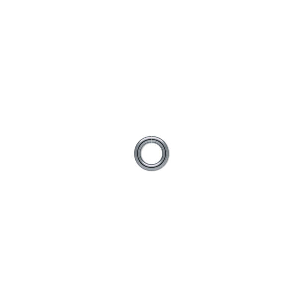 Jump ring, gunmetal-plated brass, 5mm round, 3mm inside diameter, 18 gauge. Sold per pkg of 100. image number 0