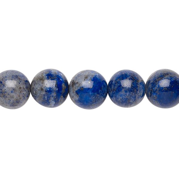 Lapis lazuli 1pkg1, round bead natural 15 inch 10-11mm image number 0