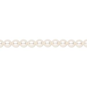 Pearl 500pk light creamrose, Swarovski® 4mm round 5810