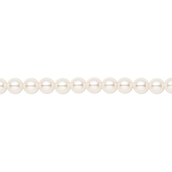 Pearl 500pk light creamrose, Swarovski® 4mm round 5810 image number 0