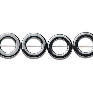 Hemalyke™ 1pkg1, donut bead 15.5-16 inch 12mm