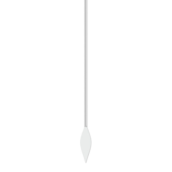 Paddle pin, sterling silver, 1-3/4 inches, diamond shaped, 23 gauge. Sold per pkg of 10. image number 0
