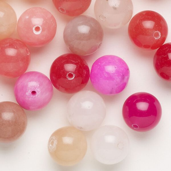 Quartz 1pkg1, round bead 2 oz mix 9-11mm image number 0