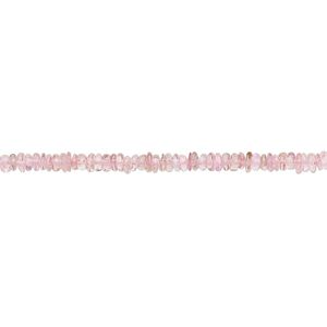 Pink tourmaline 1pkg1, hand-cut rondelle bead natural 12 inch 2x1mm-3x2mm