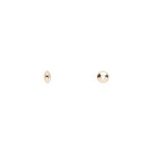 Bead, 14Kt gold-filled, 3.5x2mm smooth saucer. Sold per pkg of 2.