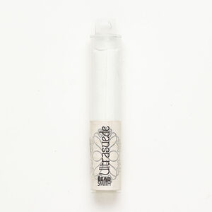 Sheet 1pkg1, ultra suede, white, 8-1/2 x 4-1/4 inch double-sided rectangle, 0.55mm thick.