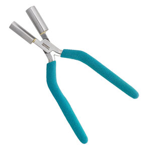 Pliers, Wubbers&reg; Designer Mandrel, pkg/1, jumbo oval mandrel, steel and rubber, 7 inches.