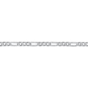 Chain 1pkg1 sterling silver figaro, 2mm, 50 foot unfinished