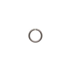 Jump ring, stainless steel, 8.5mm round, 6.6mm inside diameter, 18 gauge. Sold per pkg of 50.