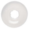 Huggy Spool®, soft plastic, clear, 2-1/2 inch round with 3/4 inch hole. Sold per pkg of 4. image number 2