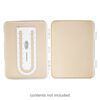 Organizer, The Bead Buddy® The Perfect Bead Mat® Design Save 'n Go! Junior®, plastic / paper / foam, white / tan / black, 12 x 9 x 3/4 inches with bead tray. Sold individually. image number 0