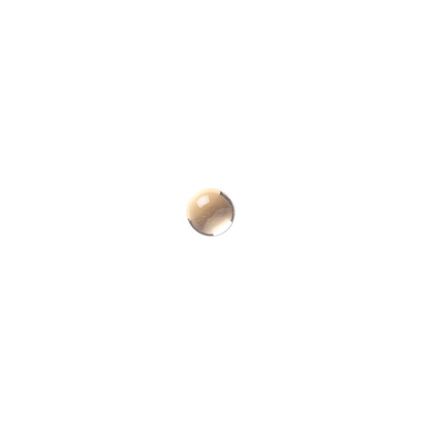 Cabochon, citrine (heated), light to medium, 5mm hand-cut calibrated round, A grade, Mohs hardness 7. Sold per pkg of 4. image number 0
