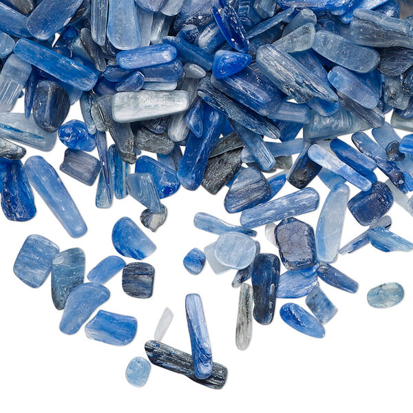 Inlay chip, kyanite (natural), mini undrilled chip, Mohs hardness 4 to 7-1/2. Sold per 2-ounce pkg. image number 0